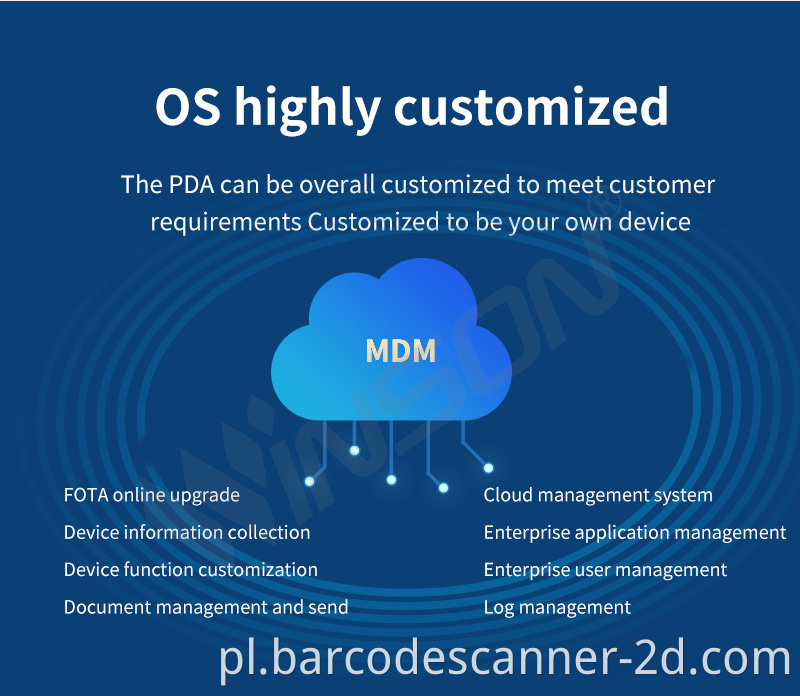 1.0 GHz processor Rugged android pda with keyboard 